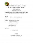 PSICOLOGIA INFANTIL Y EDUCACION PARVULARIA PROYECTO DE EDUCACION AMBIENTAL