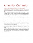 Amor Por Contrato Factores que afectan la toma de desiciones
