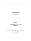 MANUAL DE INSTRUCCIONES APARATO PARA MEDIDA DE FRICCIÓN DE TUBERIA