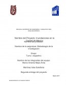 Metodologia de la investigacion. Inundaciones en la ciudad de México