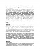 Actividad ¿Qué utilidad práctica consideras que tendrán los temas de esta asignatura para tu vida laboral?