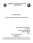 El consumo temprano de cigarro por los adolescentes