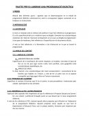 PAUTES PER FER UNA PROGRAMACIÓ DIDÀCTICA