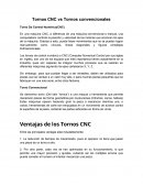 Tornos CNC vs Tornos convencionales