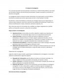 El trabajo de investigación