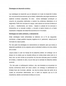 Estrategias de desarrollo turístico