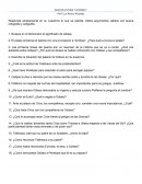 Responda ampliamente en su cuaderno lo que se solicita. Utilice argumentos válidos con buena ortografía y caligrafía.