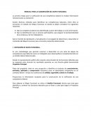 La primera etapa para la calificación de una competencia laboral es recabar información necesaria para su evaluación.