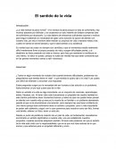 Introducción: ¿La vida merece la pena vivirse?