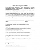 Marketing Entrevista en profundidad