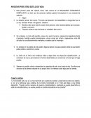 APOSTAR POR OTRO ESTILO DE VIDA.