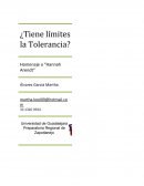 ¿Tiene límites la Tolerancia?
