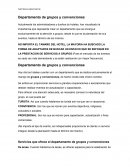 Departamento de grupos y convenciones