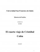 El cuarto viaje de Cristóbal Colón