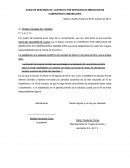 Rescicion de contrato.