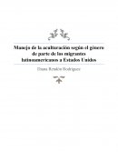Manejo de la aculturación según el género de parte de los migrantes latinoamericanos a Estado Unidos