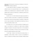 SEMINARIO DE INVESTIGACIÓN “LITERATURA COLOMBIANA Y CONFLICTO”