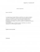 Carta de compromiso.