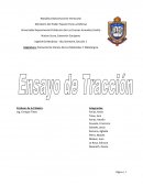 Ensayo de traccion.