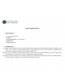 PLAN TUTORIAL DE AULA