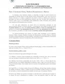 MOVIMIENTOS LITERARIOS Y SU CONTEXTO DE PRODUCCIÓN