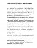 CONTRATO INDIVIDUAL DE TRABAJO POR TIEMPO INDETERMINADO