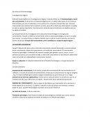 La idea de la fenomenología.