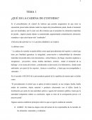 ¿Qué es la cadena de custodia?