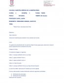 Seleccione material para presentar en las semanas de las artes.