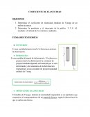 Determinar la pendiente y el intercepto de la gráfica F V.S. AL mediante el método de los mínimos cuadrados.