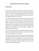 Actividad seis sombreros de educación a distancia