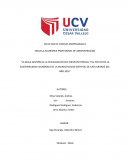 La mala gestión de la recaudación del impuesto predial y su efecto en la sostenibilidad económica de la municipalidad distrital de Casa Grande del año 2016