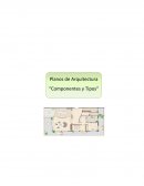 Por medio del presente informe se podrá conocer algunos de los componentes que constituyen un plano como lo son: los ejes, cotas, entre otras, además de conocer su uso y la función que cumplen en el plano.