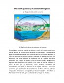 El ciclo básico comienza cuando las plantas, a través de la fotosíntesis, hacen uso del dióxido de carbono (CO2) presente en la atmósfera o disuelto en el agua.