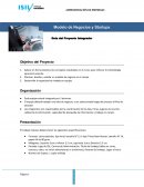 Guía del Proyecto Integrador Objetivo del Proyecto