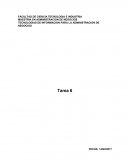 TECNOLOGIAS DE INFORMACION PARA LA ADMINISTRACION DE NEGOCIOS Tarea 6