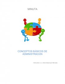 CONCEPTOS BASICOS DE ADMINISTRACION Desarrollo del Taller. Página 1