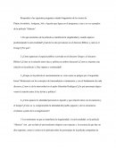 Responder a las siguientes preguntas citando fragmentos de los textos de Platón,Aristóteles, Antígona, Job y Agustín que figura en el programa y citar a su vez ejemplos de la película “Silencio