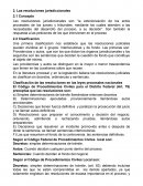 Resoluciones jurisdiccionales