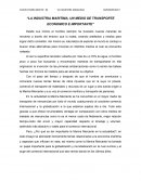 La industria maritima, un medio de transporte economico e importante