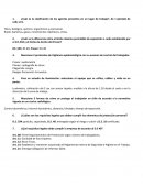 ¿Cuál es la clasificación de los agentes presentes en un lugar de trabajo?