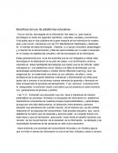 Beneficios del uso de plataformas educativas.