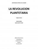 Ensayo :LA REVOLUCION PLANTETARIA