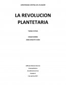 Ensayo :LA REVOLUCION PLANTETARIA