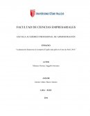 La planeación financiera en la empresa El gallo más gallo en el mes de Abril, 2016