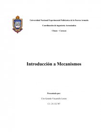 Mecanismos Introducción a Mecanismos. Página 1