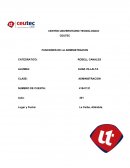 CEUTEC FUNCIONES DE LA ADMINISTRACION