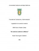 El comercio exterior en México