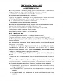EPIDEMIOLOGÍA-2016 ASPECTOS ESENCIALES. Página 1
