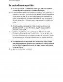 La custodia compartida